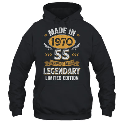 Vintage Made In 1970 55 Years Old 55th Birthday Men Women Shirt & Hoodie | teecentury