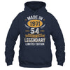 Vintage Made In 1971 54 Years Old 54th Birthday Men Women Shirt & Hoodie | teecentury