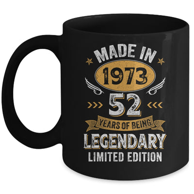 Vintage Made In 1973 52 Years Old 52nd Birthday Men Women Mug | teecentury