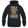 Vintage Made In 1975 50 Years Old 50th Birthday Men Women Shirt & Hoodie | teecentury