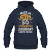 Vintage Made In 1975 50 Years Old 50th Birthday Men Women Shirt & Hoodie | teecentury