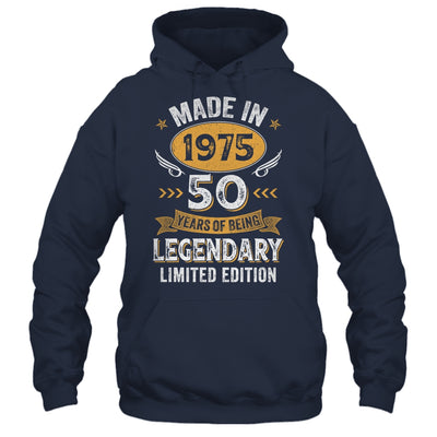 Vintage Made In 1975 50 Years Old 50th Birthday Men Women Shirt & Hoodie | teecentury