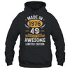 Vintage Made In 1976 49 Years Old 49th Birthday Men Women Shirt & Hoodie | teecentury