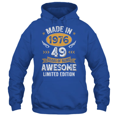 Vintage Made In 1976 49 Years Old 49th Birthday Men Women Shirt & Hoodie | teecentury