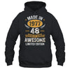 Vintage Made In 1977 48 Years Old 48th Birthday Men Women Shirt & Hoodie | teecentury