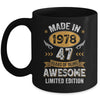 Vintage Made In 1978 47 Years Old 47th Birthday Men Women Mug | teecentury
