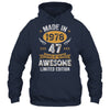 Vintage Made In 1978 47 Years Old 47th Birthday Men Women Shirt & Hoodie | teecentury