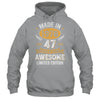 Vintage Made In 1978 47 Years Old 47th Birthday Men Women Shirt & Hoodie | teecentury
