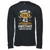 Vintage Made In 1983 42 Years Old 42nd Birthday Men Women Shirt & Hoodie | teecentury