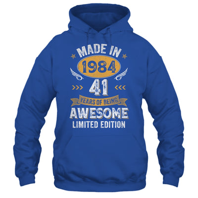 Vintage Made In 1984 41 Years Old 41st Birthday Men Women Shirt & Hoodie | teecentury