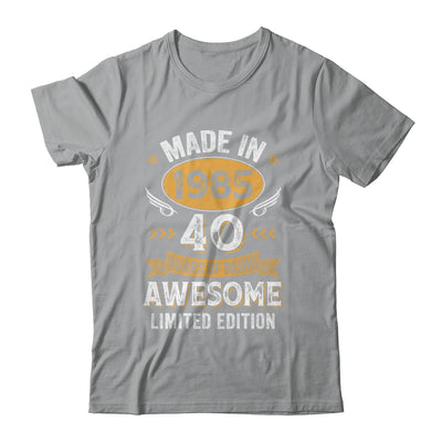 Vintage Made In 1985 40 Years Old 40th Birthday Men Women Shirt & Hoodie | teecentury