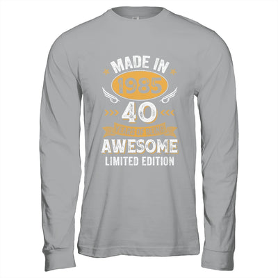 Vintage Made In 1985 40 Years Old 40th Birthday Men Women Shirt & Hoodie | teecentury