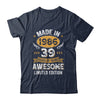 Vintage Made In 1986 39 Years Old 39th Birthday Men Women Shirt & Hoodie | teecentury