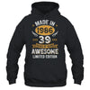 Vintage Made In 1986 39 Years Old 39th Birthday Men Women Shirt & Hoodie | teecentury