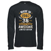 Vintage Made In 1987 38 Years Old 38th Birthday Men Women Shirt & Hoodie | teecentury