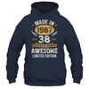 Vintage Made In 1987 38 Years Old 38th Birthday Men Women Shirt & Hoodie | teecentury