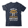 Vintage Made In 1988 37 Years Old 37th Birthday Men Women Shirt & Hoodie | teecentury