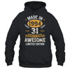 Vintage Made In 1994 31 Years Old 31st Birthday Men Women Shirt & Hoodie | teecentury