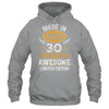Vintage Made In 1995 30 Years Old 30th Birthday Men Women Shirt & Hoodie | teecentury