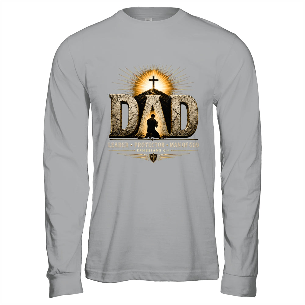 Vintage Man Of God Husband Dad Christian Dad Father'S Day Shirt & Hoodie | teecentury