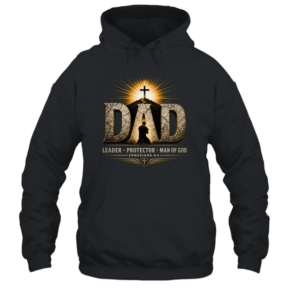 Vintage Man Of God Husband Dad Christian Dad Father'S Day Shirt & Hoodie | teecentury
