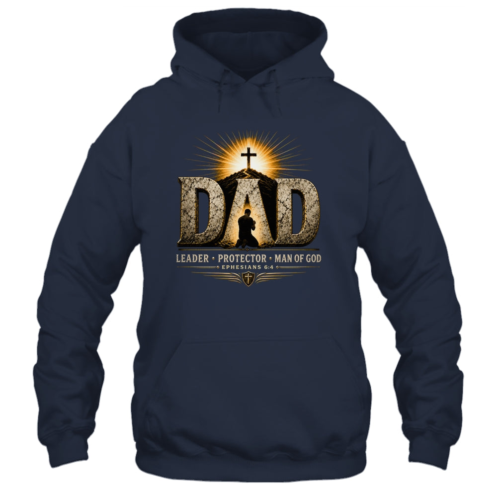 Vintage Man Of God Husband Dad Christian Dad Father'S Day Shirt & Hoodie | teecentury