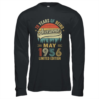 Vintage May 1956 70 Years Old 70th Birthday Men Women Shirt & Hoodie | teecentury