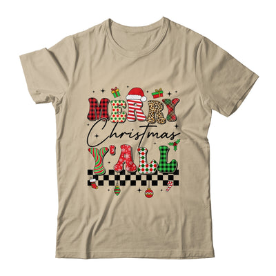Vintage Merry Christmas Y'all Retro Christmas Women Girls Shirt & Sweatshirt | teecentury