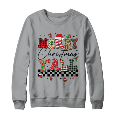 Vintage Merry Christmas Y'all Retro Christmas Women Girls Shirt & Sweatshirt | teecentury