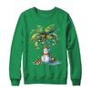 Vintage Palm Tree Snowman Tropical Christmas Deck The Palms Shirt & Sweatshirt | teecentury