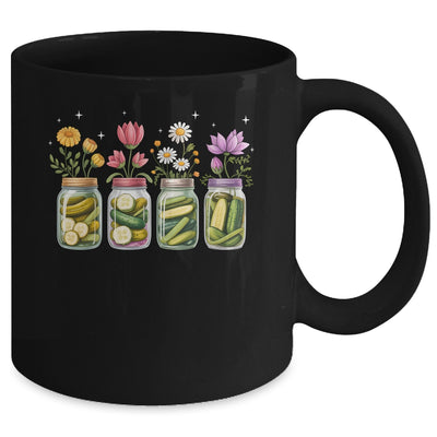 Vintage Pickles Wildflower Canning Season Pickle Jar Lovers Mug | teecentury