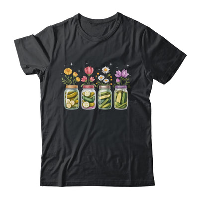 Vintage Pickles Wildflower Canning Season Pickle Jar Lovers Shirt & Tank Top | teecentury