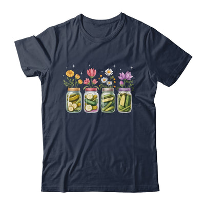 Vintage Pickles Wildflower Canning Season Pickle Jar Lovers Shirt & Tank Top | teecentury