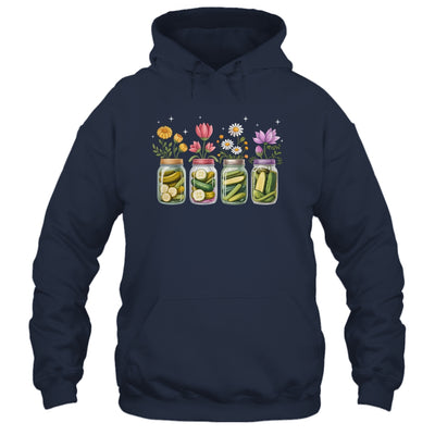 Vintage Pickles Wildflower Canning Season Pickle Jar Lovers Shirt & Tank Top | teecentury