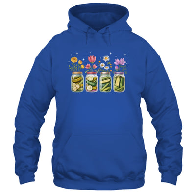 Vintage Pickles Wildflower Canning Season Pickle Jar Lovers Shirt & Tank Top | teecentury
