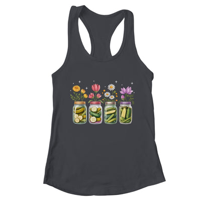 Vintage Pickles Wildflower Canning Season Pickle Jar Lovers Shirt & Tank Top | teecentury