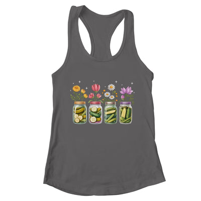 Vintage Pickles Wildflower Canning Season Pickle Jar Lovers Shirt & Tank Top | teecentury