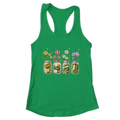 Vintage Pickles Wildflower Canning Season Pickle Jar Lovers Shirt & Tank Top | teecentury