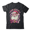 Vintage Pink Santa Claus Pink Christmas Vibes Xmas Women Shirt & Sweatshirt | teecentury