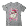Vintage Pink Santa Claus Pink Christmas Vibes Xmas Women Shirt & Sweatshirt | teecentury