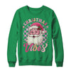 Vintage Pink Santa Claus Pink Christmas Vibes Xmas Women Shirt & Sweatshirt | teecentury