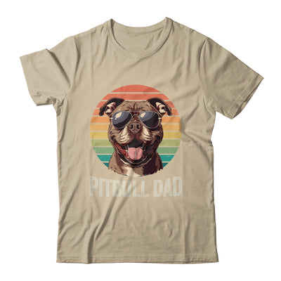 Vintage Pitbull Dad For Fathers Day Dog Lover Funny Shirt & Hoodie | teecentury