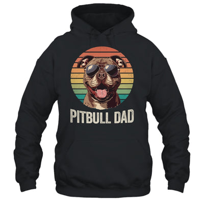 Vintage Pitbull Dad For Fathers Day Dog Lover Funny Shirt & Hoodie | teecentury