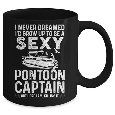 Vintage Pontoon Captain For Men Women Funny Pontoon Queen Mug | teecentury