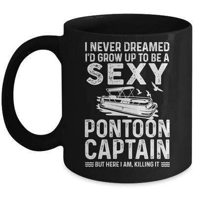 Vintage Pontoon Captain For Men Women Funny Pontoon Queen Mug | teecentury