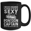 Vintage Pontoon Captain For Men Women Funny Pontoon Queen Mug | teecentury