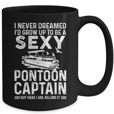 Vintage Pontoon Captain For Men Women Funny Pontoon Queen Mug | teecentury