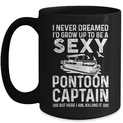 Vintage Pontoon Captain For Men Women Funny Pontoon Queen Mug | teecentury