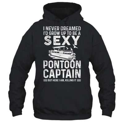 Vintage Pontoon Captain For Men Women Funny Pontoon Queen Shirt & Tank Top | teecentury