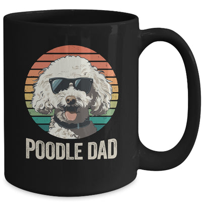 Vintage Poodle Dad For Fathers Day Dog Lover Funny Mug | teecentury